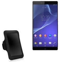 מקרה Boxwave תואם ל- Sony Xperia Z3 - סרט זרוע ספורט, סרט זרוע מתכוונן לאימון וריצה עבור Sony Xperia Z3 - Jet