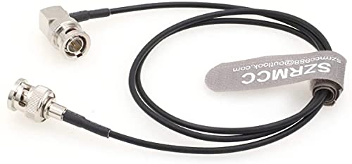 SZRMCC Blackmagic Hyperdeck מעבורת צג מצלמה רדיו HD SDI 3G גמיש וידאו רך כבל RF RF RG174 75OHM BNC זכר לזווית ימנית