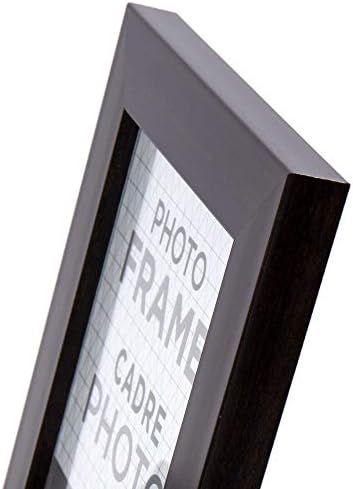 Truu Design מסגרת גלריית תמונות מוצקה מודרנית-זמנית, 5 x 7, שחור
