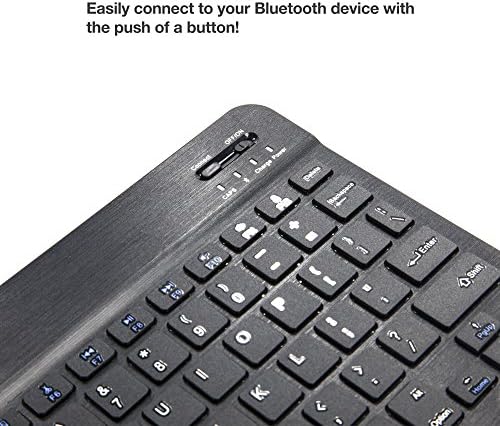 מקלדת WoxWave תואמת את yqsavior Android 11.0 Tablet Q2S - מקלדת Bluetooth Slimkeys, מקלדת ניידת עם פקודות