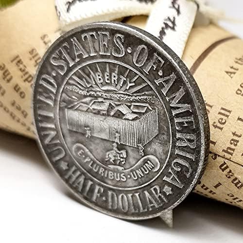 1936 יורק 300 שנה מטבע חצי דולר מטבע זכר מטבעות עתיקות עתיקות