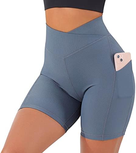 המותניים גבוהות הרמת נשים אימון אופנוענים קת מכנסיים קצרים v מכנסיים קצרים במכנסיים קצרים יוגה מכנסיים