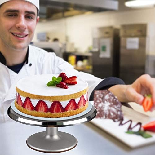 עוגת קישוט אספקת אלומיניום סגסוגת מסתובבת 12 אינץ עוגת פטיפון עם 2 הדובדבן מרית 3 הדובדבן חלק יותר 32 יחידות
