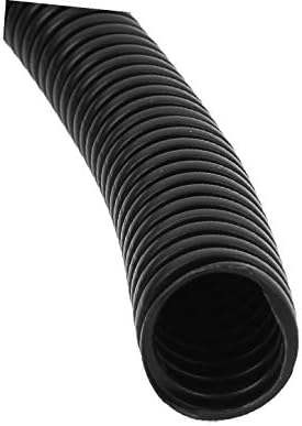צינור צינור צינור צינור גלי גלי גמיש צינור צינור צינור 18.5 ממ OD שחור (טובו פלסביל בפלסטה ondulato flessibile