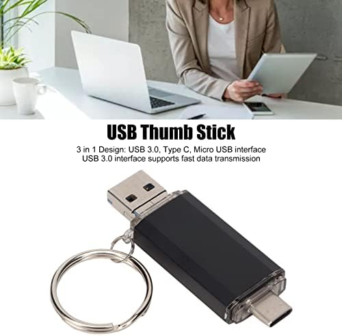 מקל אגודל זיכרון, USB3.0 סוג C מיקרו USB כונן הבזק USB בשימוש נרחב 3 במהירות אחת מהירות לטלפון