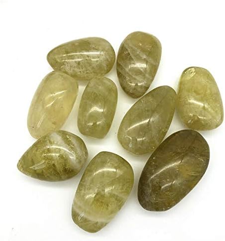 Shitou2231 1 pc לימון טבעי לימון קוורץ גביש גביש אבן דקל מלוטש דגימה דגימה ריפוי אבנים טבעיות