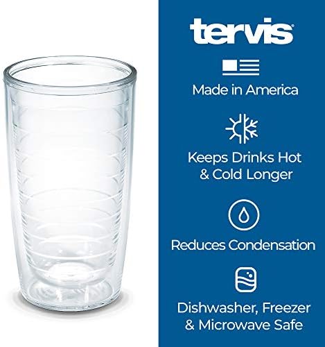 TERVIS תוצרת ארהב כפולה מוקפת חומה NFL אינדיאנפוליס קולטס כוס כוס מבודד שומר על שתייה קרה וחמה, 16oz, מסורת