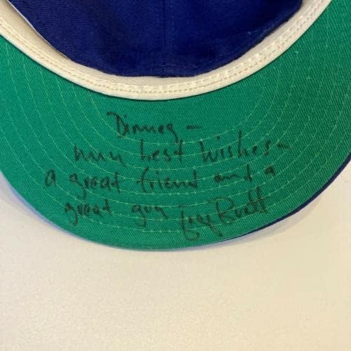 ג'ורג 'ברט חתם על וינטג' קנזס סיטי רויאלס דוגמנית כובע בייסבול כובע JSA COA - כובעי MLB עם חתימה