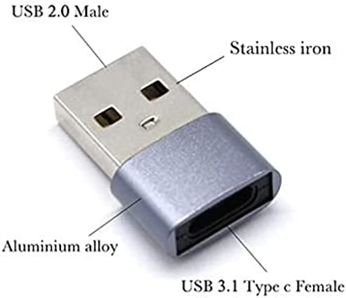 FDBV USB 3.0 זכר ל- USB סוג C מתאם C מחבר ממיר יציאה נשית להעברת נתונים והעברת נתונים מתאם כבל מטען