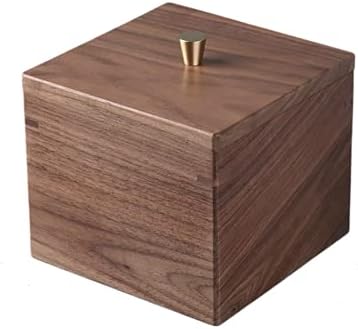 קופסת אחסון מעץ Sakulaya עם מכסה - קופסאות דקורטיב