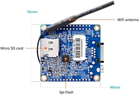 Orange Pi Zero 512MB לוח מפותח, H2+ מחשב H2+ Quad-Corce-Counce Single Mini יחיד