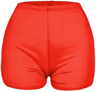 מצחיק אותיות הדפסת ספורט מכנסיים קצרים נשים גבוהה מותן יוגה מכנסיים אימון מועדון בגדי בית למתוח