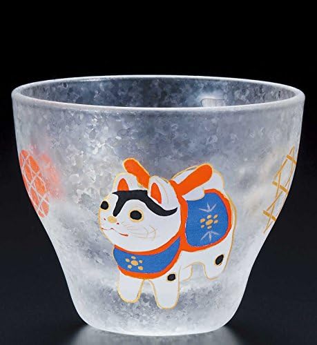 Aderia 6024 Cup, Medeta Zodiac Dog, 3.0 fl oz, inogui, Ochoko, Sake Glass, מיוצר ביפן, מגיע בתיבת מצגת,