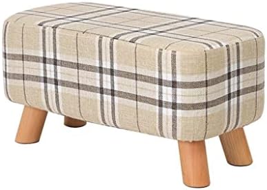 שרפרף פשוט גנרי, ספסל ספסל עץ מלא מרובי פונקציה ספסל סלון יצירתי, ספסל ספה של שרפרף סף עץ מושב עץ/2
