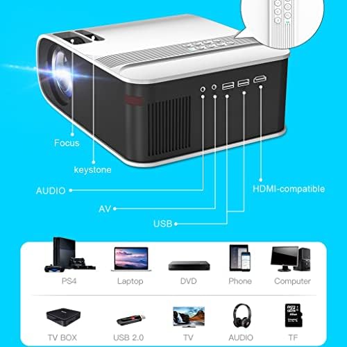 SDFGH W32 מיני מקרן מלא 1080p אנדרואיד 10 תמיכה 4K פענוח וידאו מקרן LED Beamer קולנוע ביתי לקולנוע