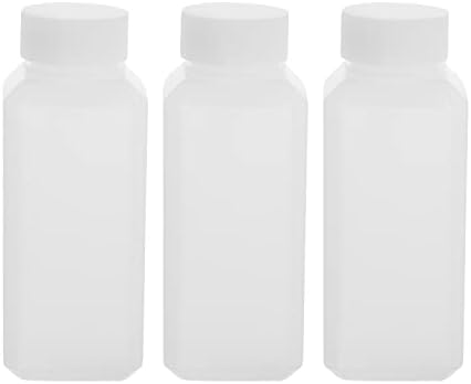 Aicosineg 4.06oz בקבוק מגיב ריבועי פלסטיק שקוף 4.13 אינץ 'x 1.57 אינץ