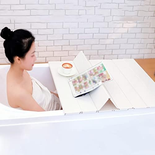 מגש אמבטיה של פנגפנג, בידוד אבק אבק PVC לוחות רחצה, כיסוי עמיד לחום מתקפל בחדר אמבטיה לרוב האמבטיות הביתיות,
