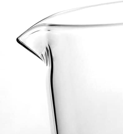 כפול פיות אספרסו ירה זכוכית כוס ללא בקנה מידה, 2 חבילה ברור זכוכית עגול כוס עם ידית, מתאים חלב קפה