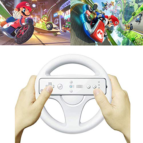 Zotain 2 חבילות מירוץ גלגלי היגוי תואמים ל- Wii, Wii U Mario Kart משחקי מירוץ