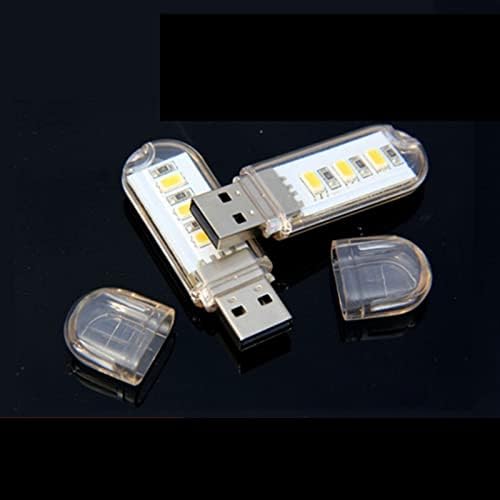 מנורה של פנסי מיטה MAMEG מיני ניידים מיני USB LED אור אור אולטרה קריאה מואר מנורת ספרים 3 נוריות LED למחשוב