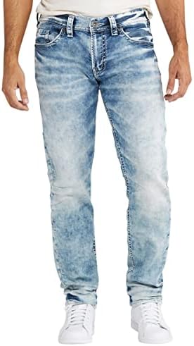 חברת ג ' ינס כסף. גברים גדולים וגבוהים אדי ג ' ינס רגליים מחודדות בכושר רגוע-מורשת