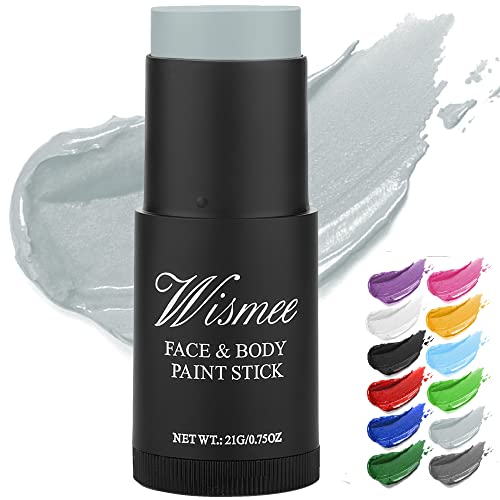 Wismee Purple Pare Paint Stick Stick Non-Toxic Face איפור איפור גוף מקלות צבעי איפור ורוד פיגמנטי