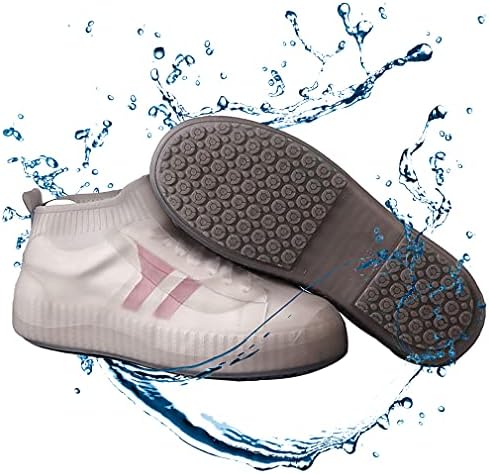 גרסה משופרת של סוליה קשה מכסה נעליים אטומות למים גלושות לשימוש חוזר של גומי גומי למטבח חיצוני