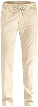 מכנסי טרנינג של ימוסרה מכנסי טרנינג מכנסיים מזדמנים רופפים מותניים אלסטיות גדולות כותנה רב תכליתית מכנסי