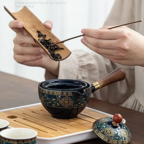 פרחי קומקום מעודנים אבן מעודנת צורת תה סט תה כוס קומקום בעבודת יד סט מתנה מתנה כוס תה תה yubin1993