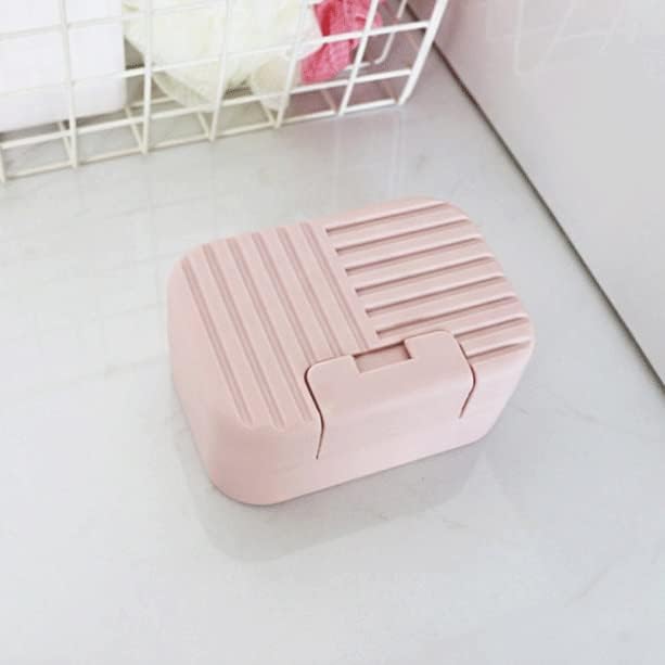 ZCMEB קופסת סבון אטם צלחת מיכל אטום למים יצירתיות שירותים שירותים ניידים ניידים ללא החלקה עם
