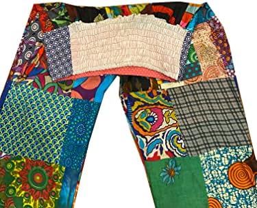 SAHIBA HIDICRAFT India® HAREM מכנסיים לנשים טלאים יוגה בוהו פאלאצו ביגוד PJ בגדים