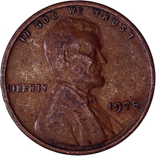 1928 לינקולן חיטה סנט 1 סי מאוד בסדר