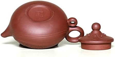 סילנה סיר זישה סיר תה 10.8 גרם, סיני מקורי ייקסינג חימר Handmadeteapot עם פילטר, Infuser Kung Fu Shoeed Leaf