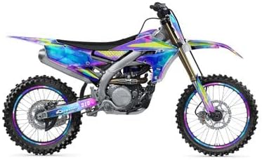 1998-2002 YZ 426 F Space Kadet Galaxy Senge Graphics ערכה מלאה עם Rider I.D. תואם לימאהה