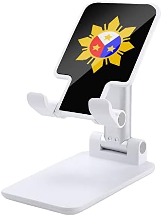דגל פיליפיני כוכב טלפון סלולרי מתקפל מתקפל מחזיק טלפון סלולרי מעגן שולחן עבודה תואם לטאבלטים של מתגי אייפון