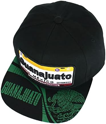 כובע מקסיקני מקסיקו מדינות רישוי אוטומטי בסגנון Snapback Bill Bill Cotton Capball Cap