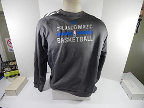 2014-15 צוות הקסמים של אורלנדו הוציא סווטשירט סווטשירט 2XL DP46247 אפור - משחק NBA בשימוש
