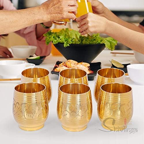 שיבלינגה בלאר יפה עיצוב זכוכית כוס כוס שתיה כלי שולחן מתנה פריט סט של 6 משקפיים