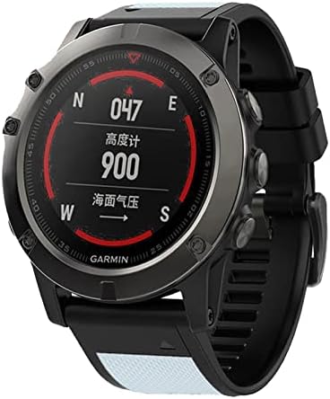 Umcnvv 26 22 ממ מהיר מתאים שעון שעון עבור Garmin Fenix ​​6x 6 Pro 5x 5 פלוס 3 HR Enduro 935 Silicone