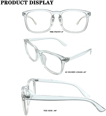 סאך 5 חבילה כחול אור חסימת מחשב משקפיים אנטי בוהק להפחית לחץ בעיניים משקפי עבור מחשבים מסכי עבור