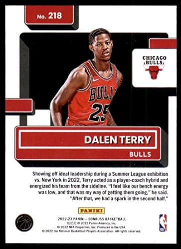 DALEN TERRY RC 2022-23 DONRUSS 218 ננומטר+ -MT+ NBA כדורסל שוורים מדורגים טירון