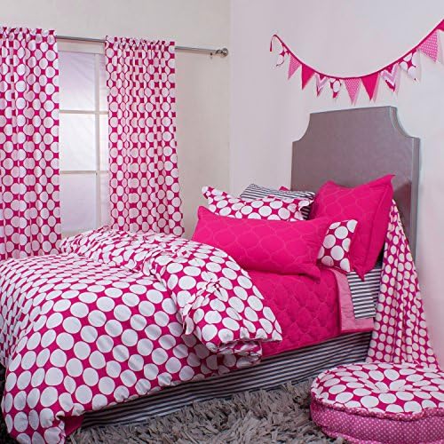 Bacati - MixnMatch Ikat Chevron Pink Baby/Guddther Collection