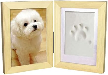 תמונה מסגרות עבור שולחן כלב זיכרון חימר הדפסת ערכת מזכרת עבור אוהבי חיות מחמד טביעת כף יד או טביעת
