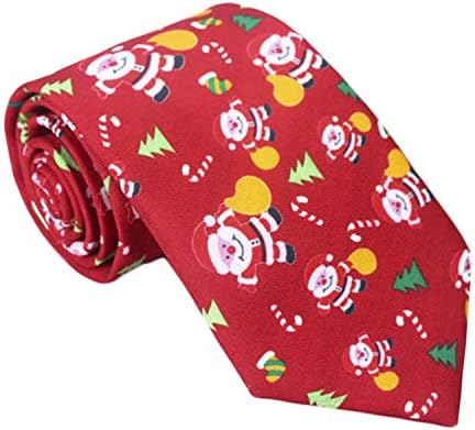 גברים של חג המולד עניבה חידוש עניבת איש שלג עניבה אקארד ארוג מצחיק מסיבת עניבות חג מתנה