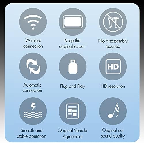 MusicTrip L10 מתאם Carplay Wireless 2023 הגרסה החדשה ביותר, Apple Carplay עבור מכוניות Carplay Wired