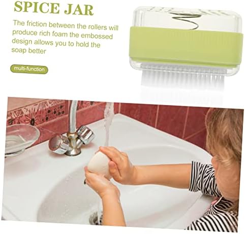 Veemoon 3PCS קופסא רולר קופסת סבון קופסת סבון סבון כביסה מברשת נסיעות קופסת סבון מקצף סבון סבון סבון