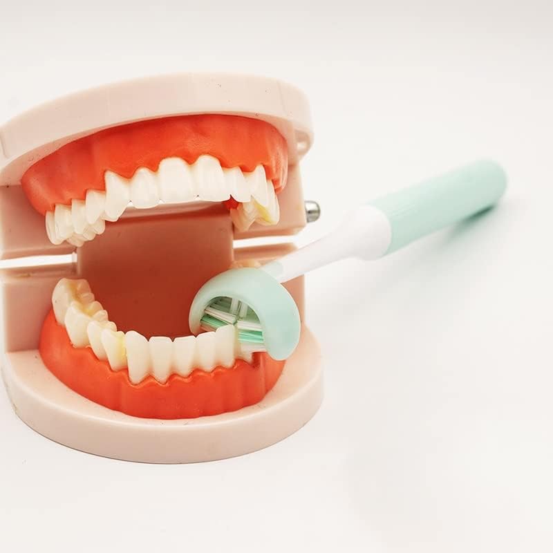 UXZDX Cujux 3 מברשת דו צדדית לטיפול דרך הפה מברשת שיניים מברשת בריאות דרך הפה מנקה שיניים מברשת שיניים