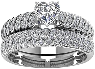 טבעות תכשיטים של נשים טבעת נישואין מדומה לנשים לחתוך יוקרה חיתוך מעורבות טבעת תכשיטים מתנות חרדה