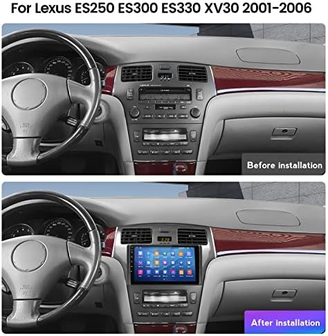 סטריאו לרכב עבור Lexus ES250, אנדרואיד 12 נגן רדיו 9 מסך מגע IP