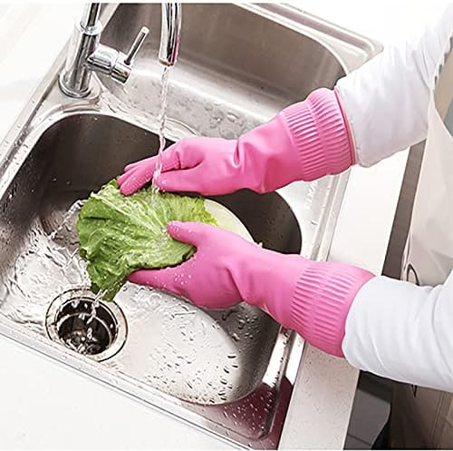 ניקוי כפפות גומי, כפפות לשטיפת כלים לשימוש חוזר לעבודות בית, קיצ ' ן, חדר אמבטיה